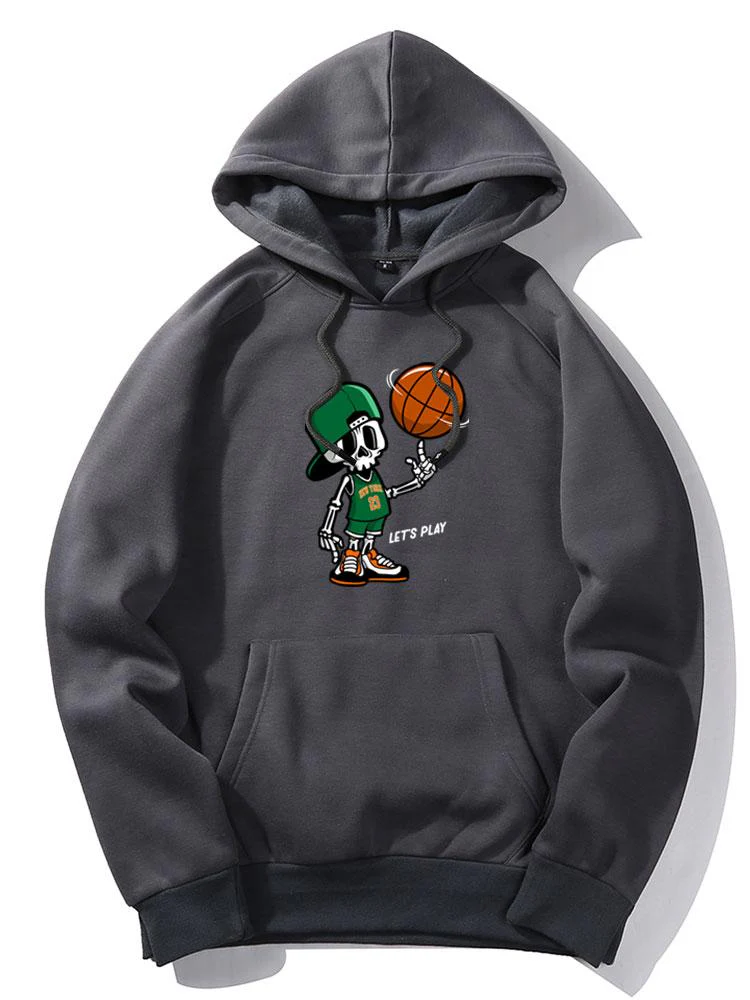 Jasper | Basketball Skeleton Print Hoodie - Image 16