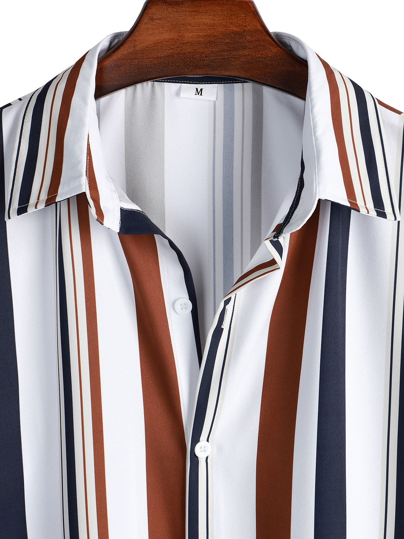 Javier® | Colored Striped Print Shirt - Image 5