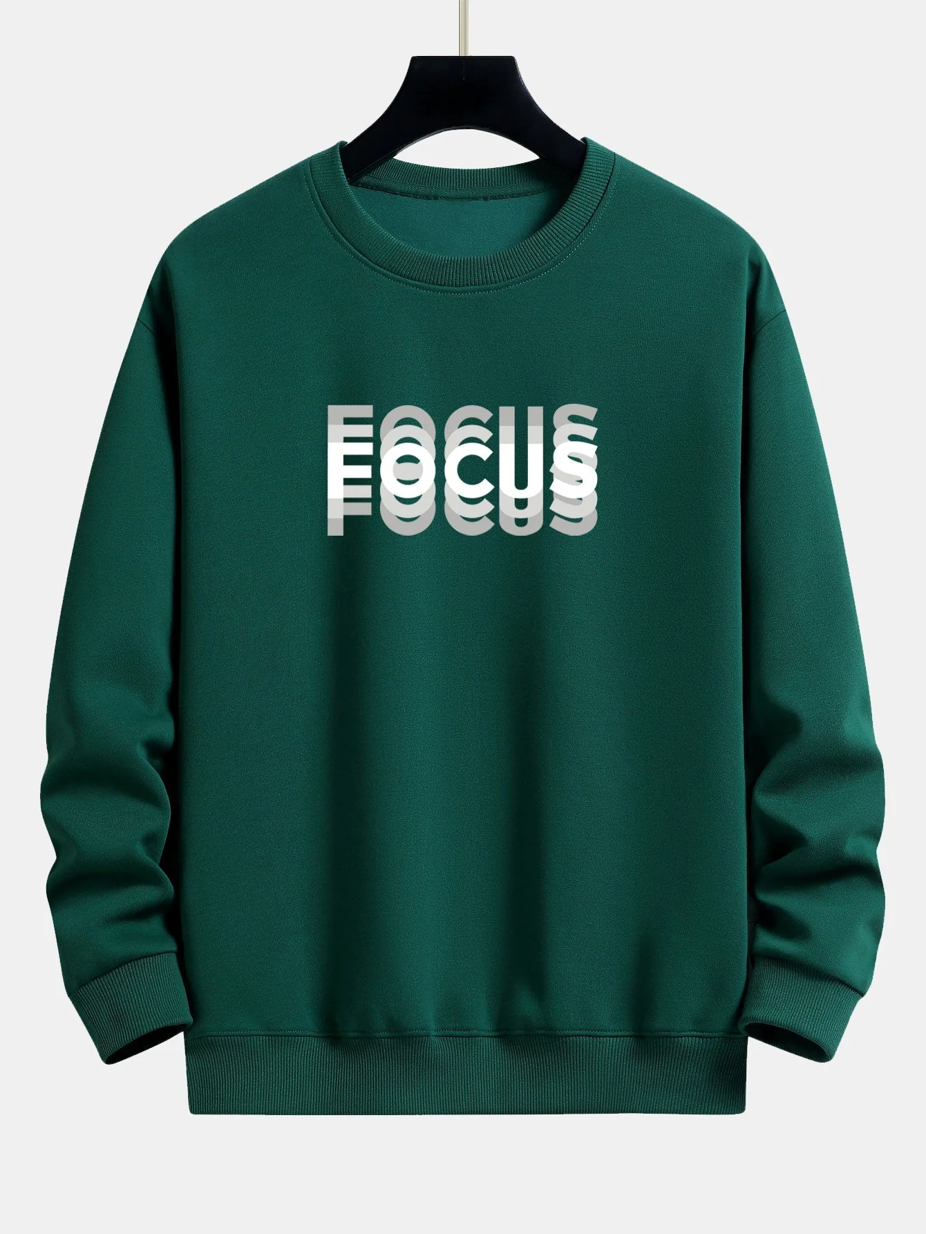 Javier® | Focus Print Relax Fit Sweatshirt - Image 6