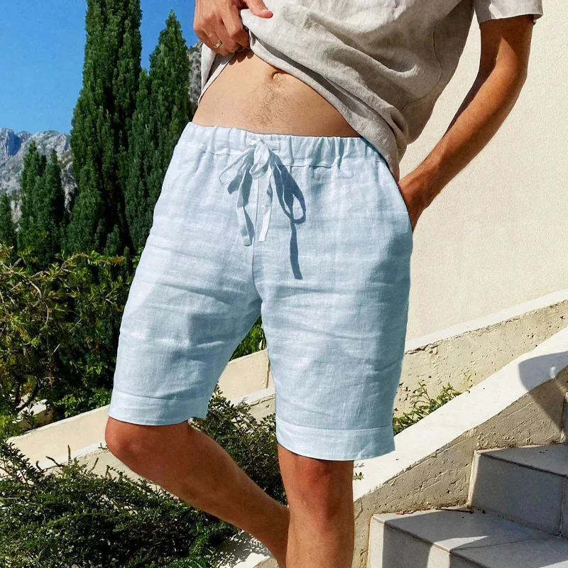 Jaxon® | Linen Shorts For Men - Image 2