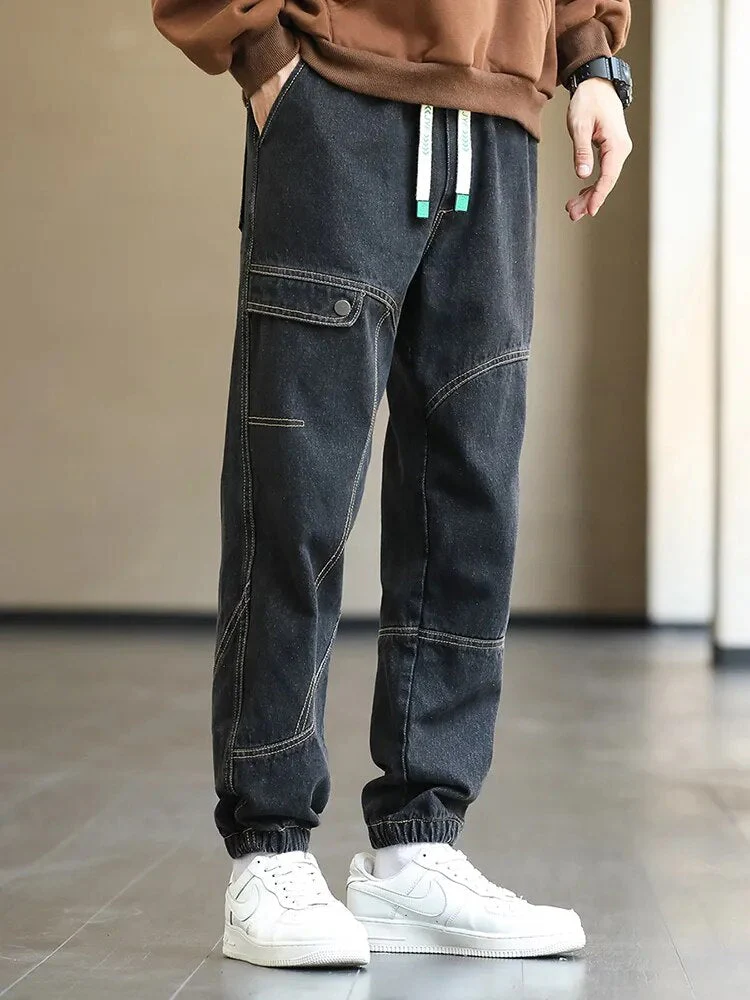 Jengo® | Cargo Baggy Weite Jeans - Image 4