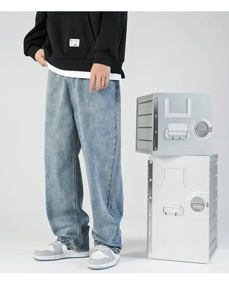 Jermaine® | Classic Loose Wide Jeans