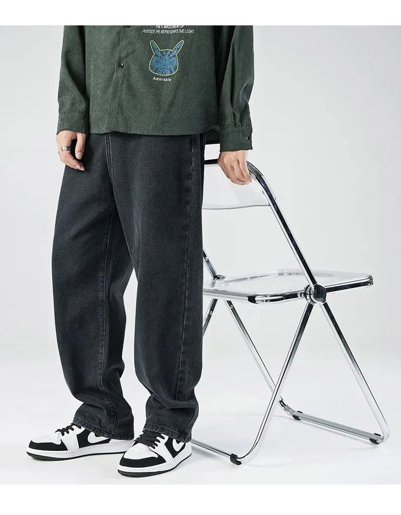 Jermaine® | Classic Loose Wide Jeans - Image 3