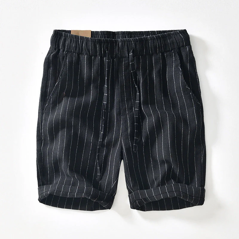 Jerónimo® | Linen Pinstripe Shorts - Image 6