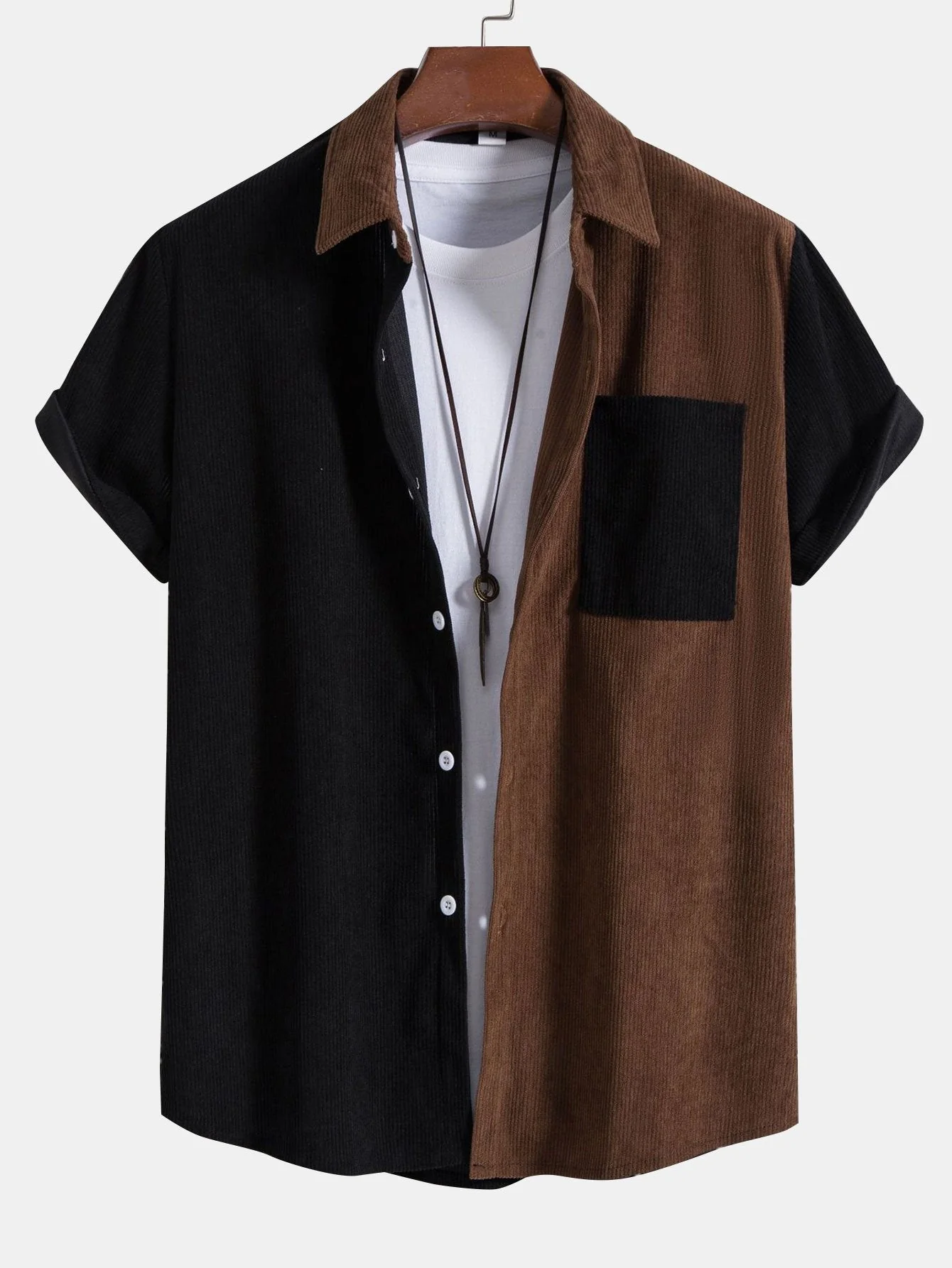 Jesús® | Two Tone Corduroy Shirt - Image 3