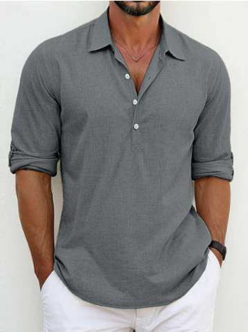 Jimmy® | Classic Cotton-Linen Shirt - Image 4