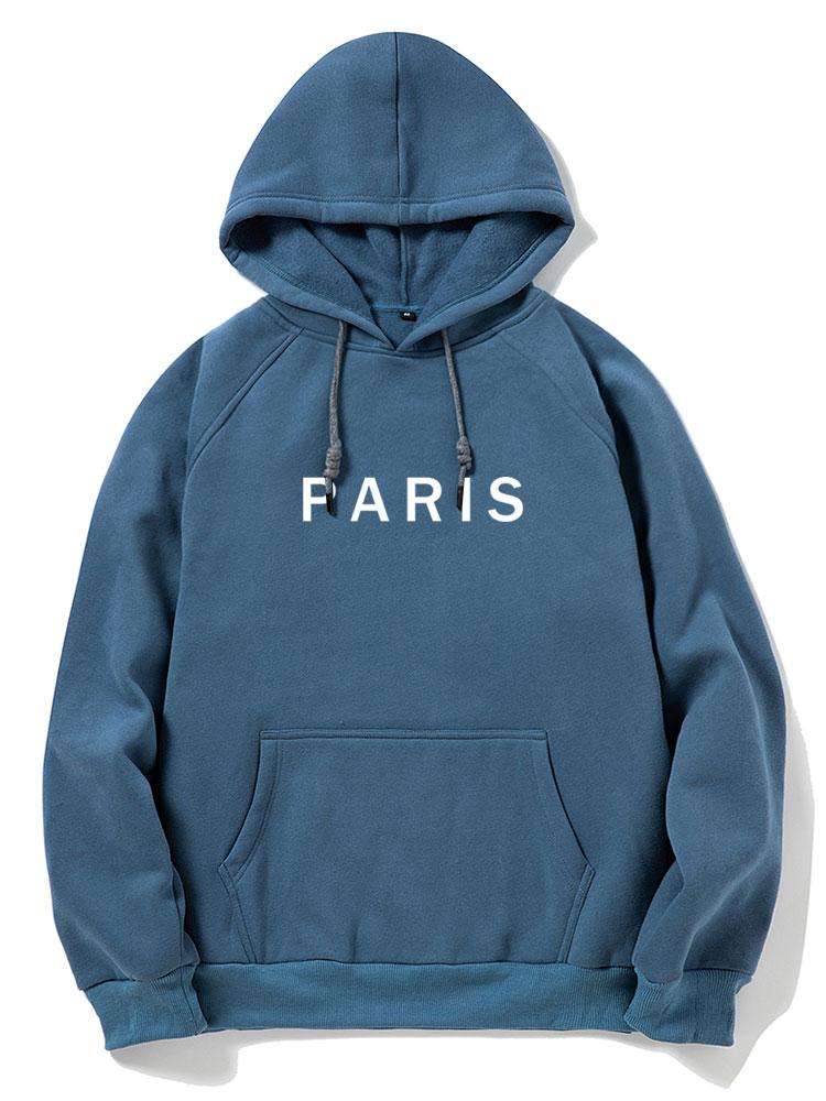 Joaquin | Paris Print Raglan Hoodie - Image 2