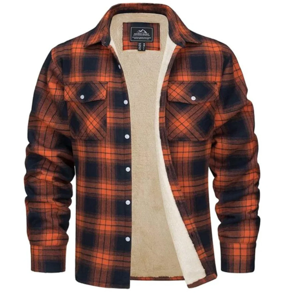 Joel® | Warm Flannel Winter Jacket For Men - Image 3