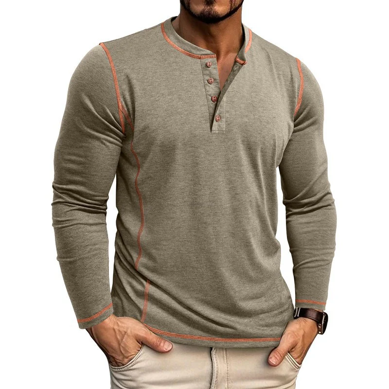 Johan® | Long-Sleeve Henley - Image 9