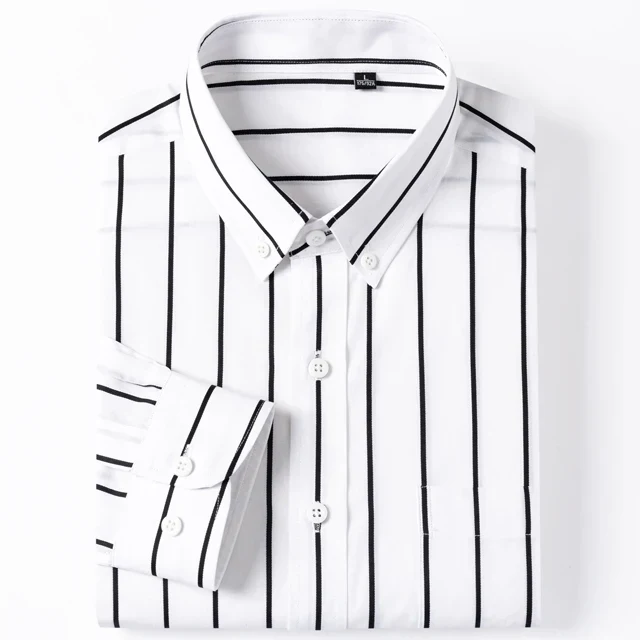 John | Elegant Striped Cotton Shirt - Image 10