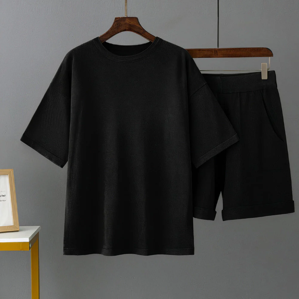Jon® | Trendy Shirt & Shorts Set For Men