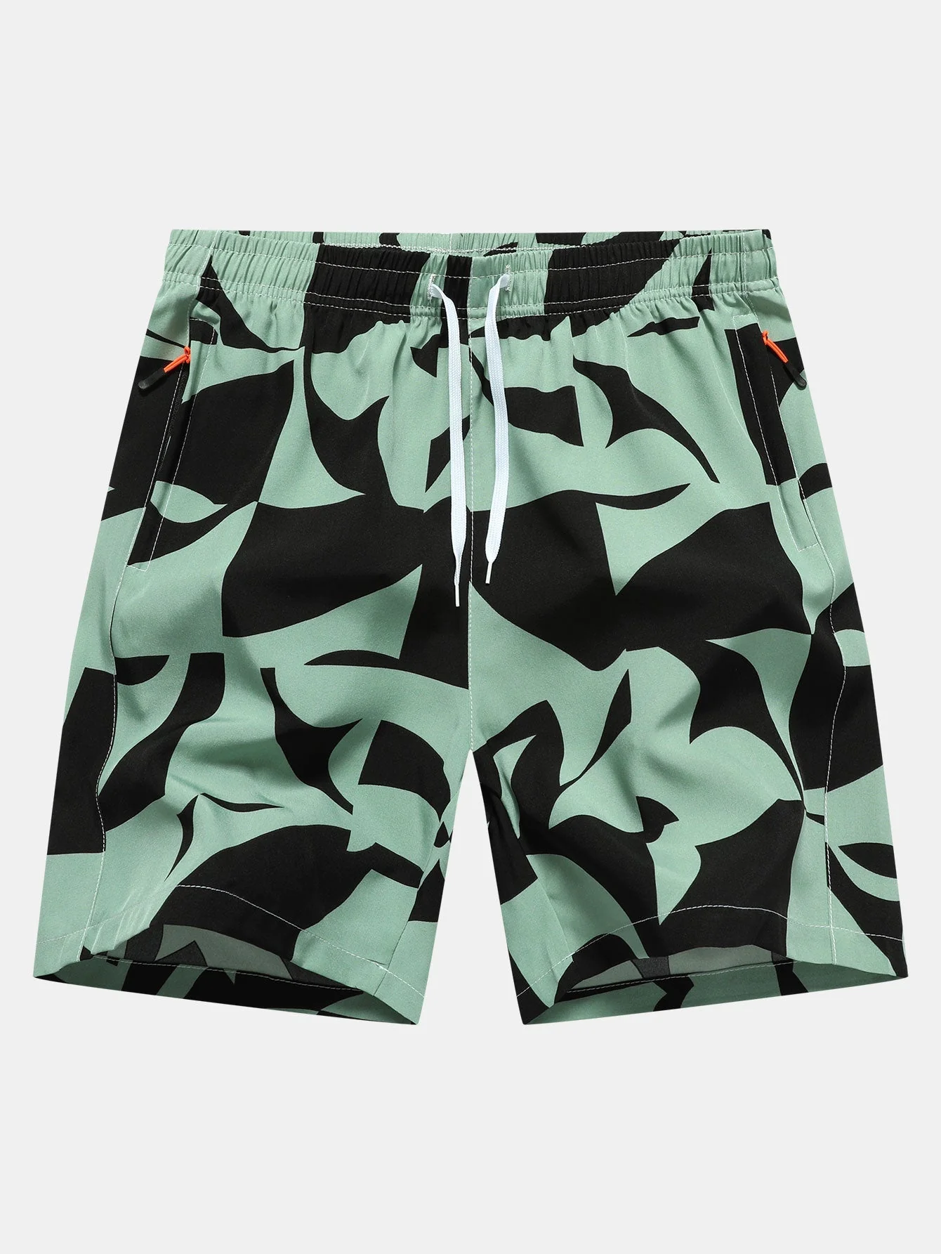 Jonathan® | Color Block Print Zipper Pocket Shorts - Image 5