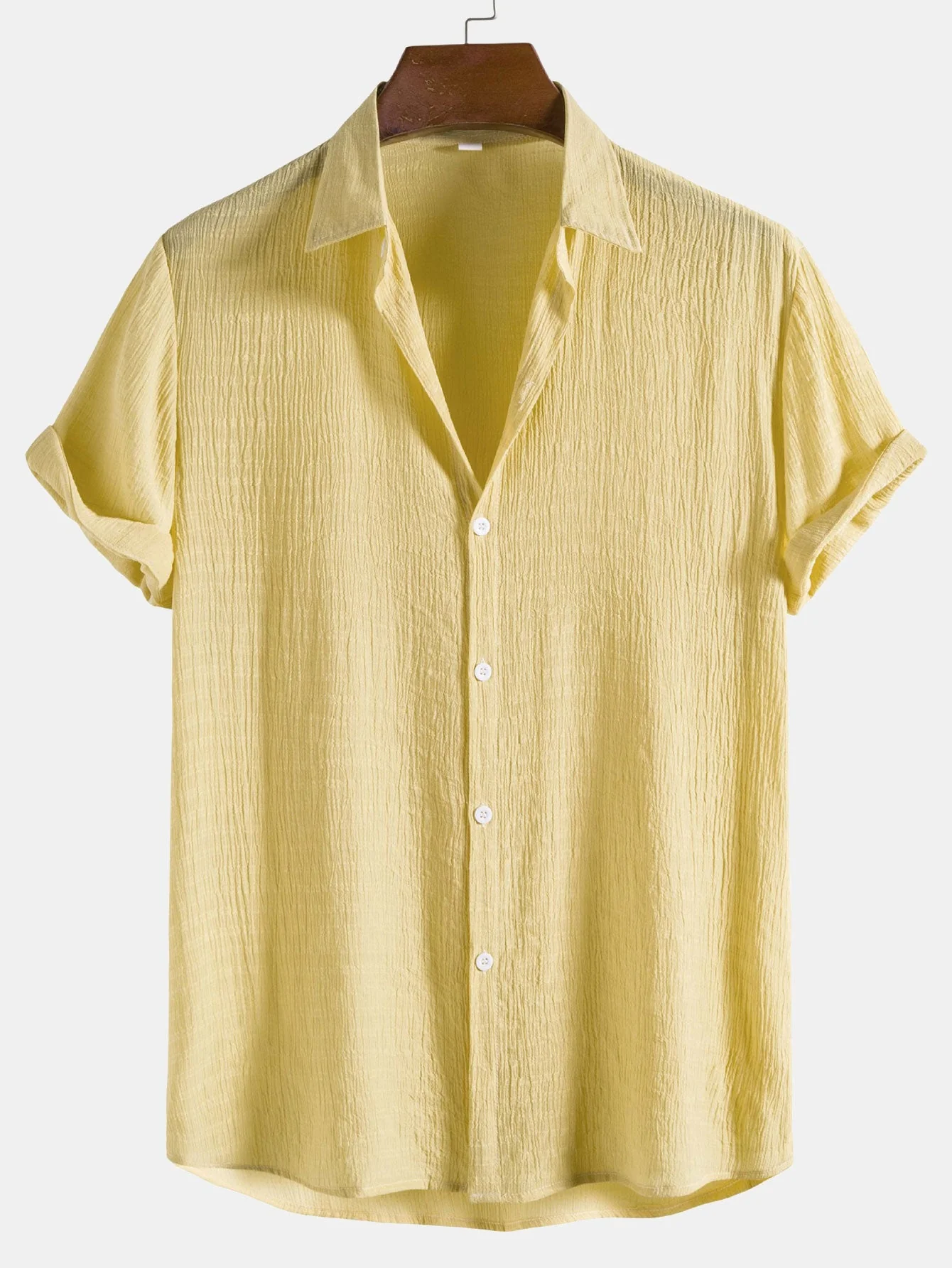 Jonathan® | Textured Fabric Short Sleeve Shirt - Image 9