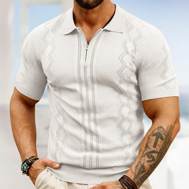 Jonny® | Elegant Polo With Zipper - Image 2