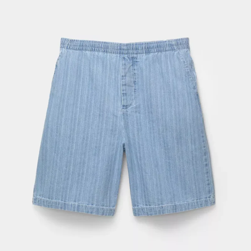 Jordan | Men'S Summer Fashion Denim Jacquard Casual Shorts - Image 2