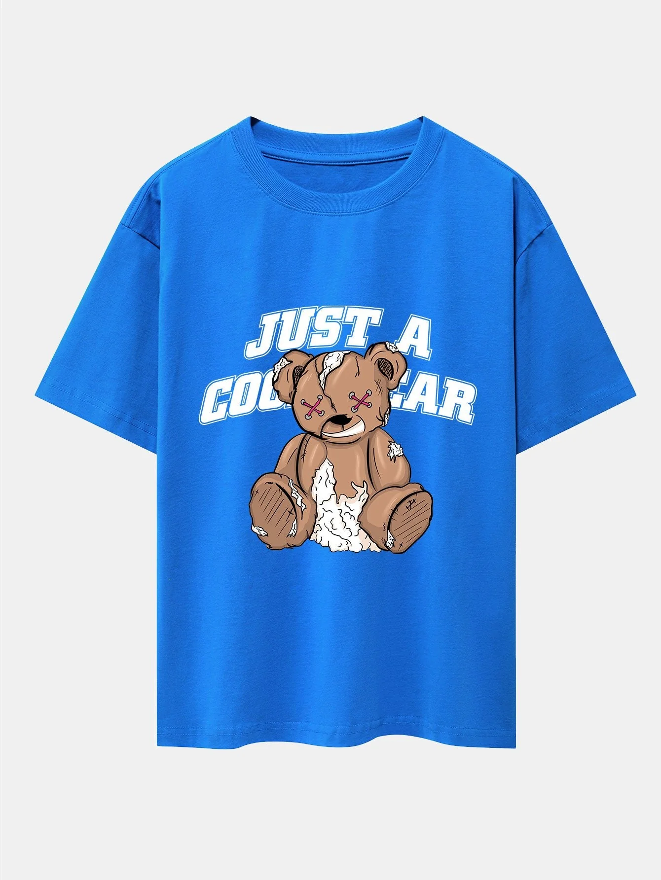 Joseph® | Tattered Bear Print Drop Shoulder Oversize T-Shirt - Image 10