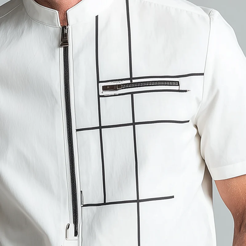 Joseph | Men'S Summer Fashion Cotton Blended Short Sleeve Shirt - Image 3