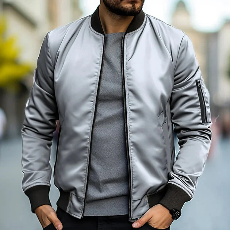 Juan® | Casual Bomber Jacket For Men - Image 4