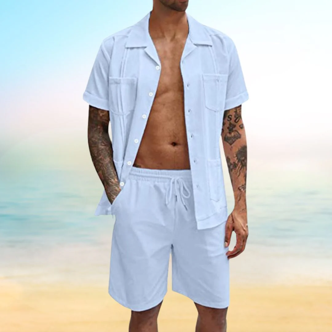 Julian® | Shirt & Shorts Summer Set For Men - Image 4