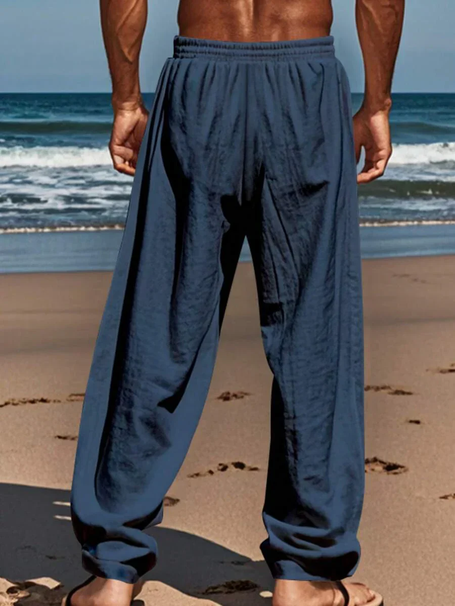 Justin | LIGHTWEIGHT LINEN PANTS WITH DRAWSTRING - Image 27