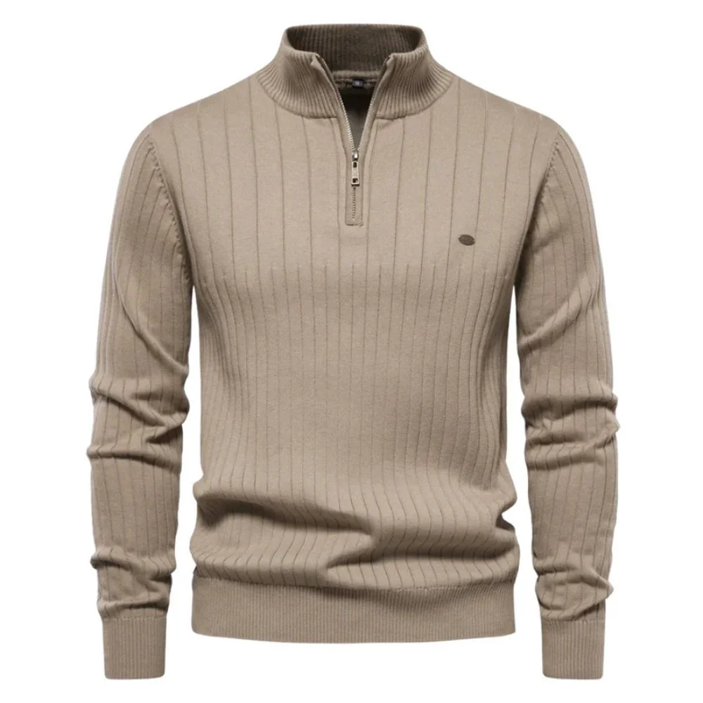 Justinian® | Warm Zip-Up Sweater For Men - Image 2