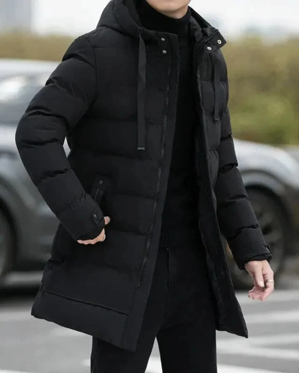 Kai | Gianluca Long Winter Jacket - Image 5