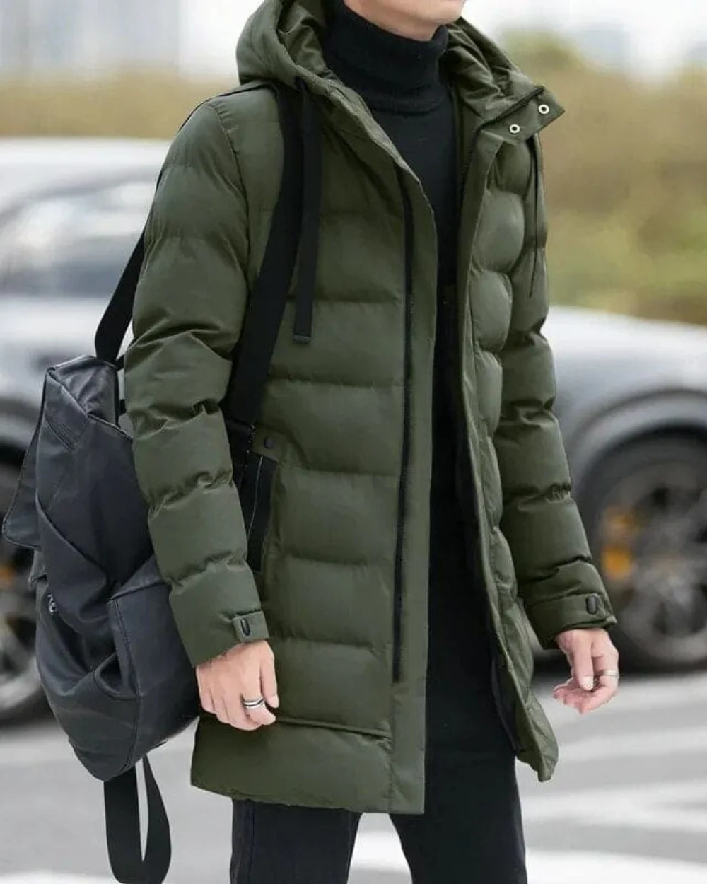 Kai | Gianluca Long Winter Jacket - Image 7