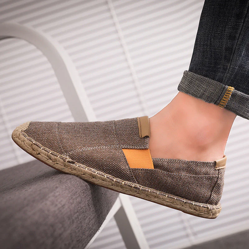 Kalan® | Stylish Handmade Canvas Straw Shoes