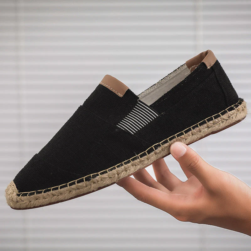 Kalan® | Stylish Handmade Canvas Straw Shoes - Image 4