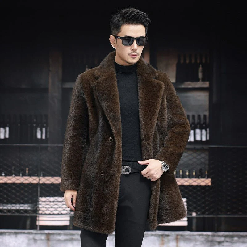 Kaled | Ewald – Warm coat made of fine mink fur - Image 3