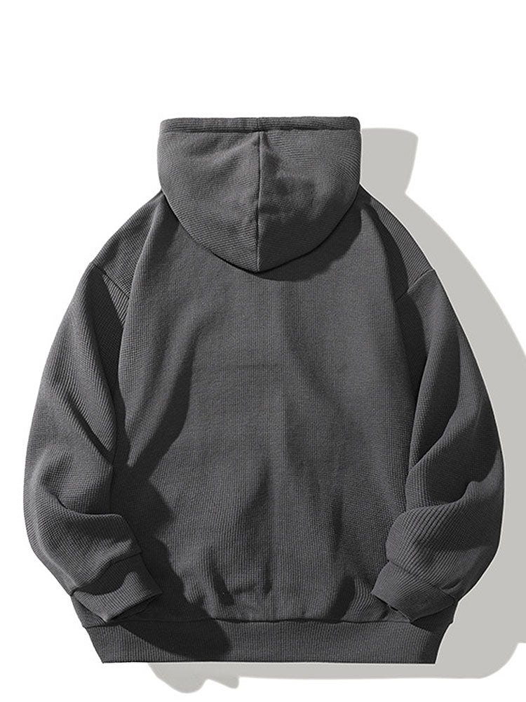 Kalel | Relaxed Waffle Zip Hoodie - Image 11