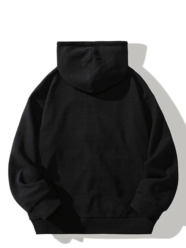 Kalel | Relaxed Waffle Zip Hoodie - Image 9