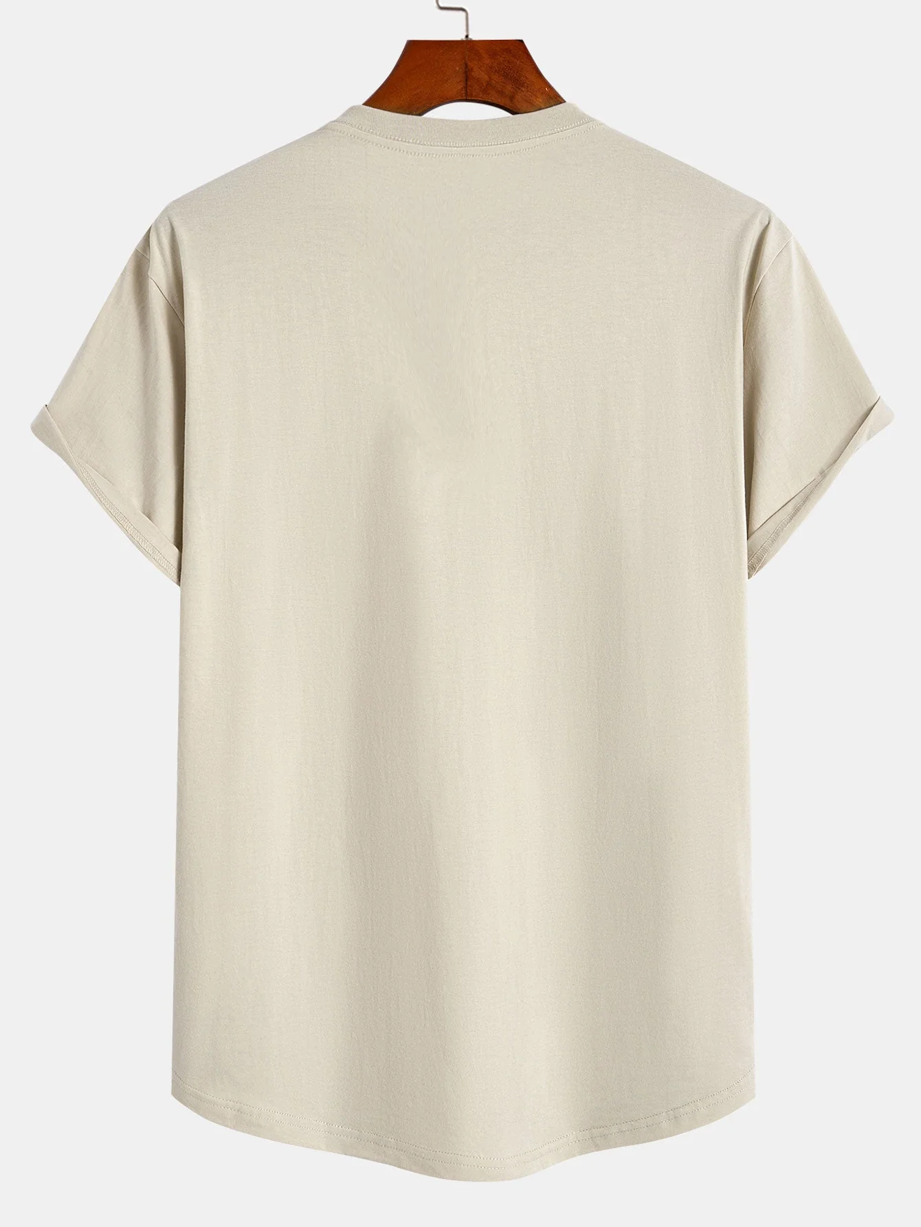 Kane® | Tokyo Japanese Cherry Blossoms Print Cotton Arc Hem T-Shirt - Image 6