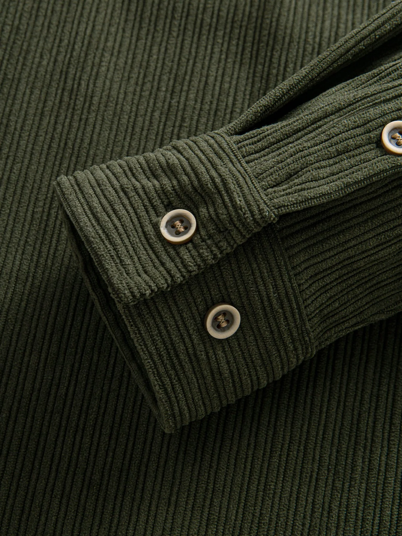 Kareem® | Long Sleeve Corduroy Pocket Button Up Shirt - Image 18