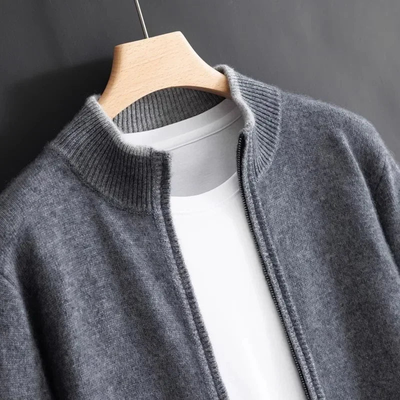 Keanu | Arnd – Cashmere jacket with zip - Image 7