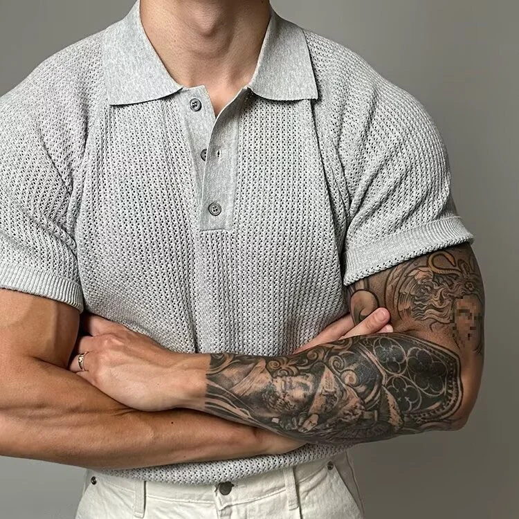 Keith® | Waffle Polo Shirt - Image 10