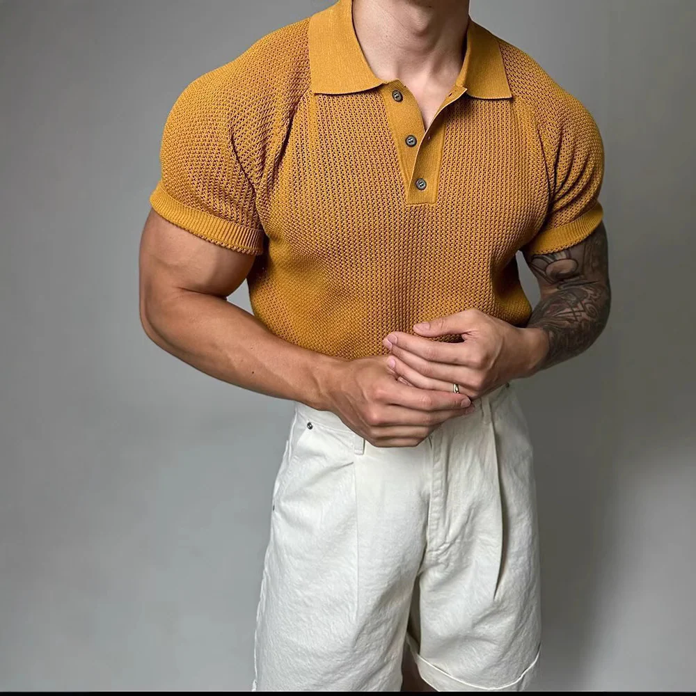Keith® | Waffle Polo Shirt - Image 12