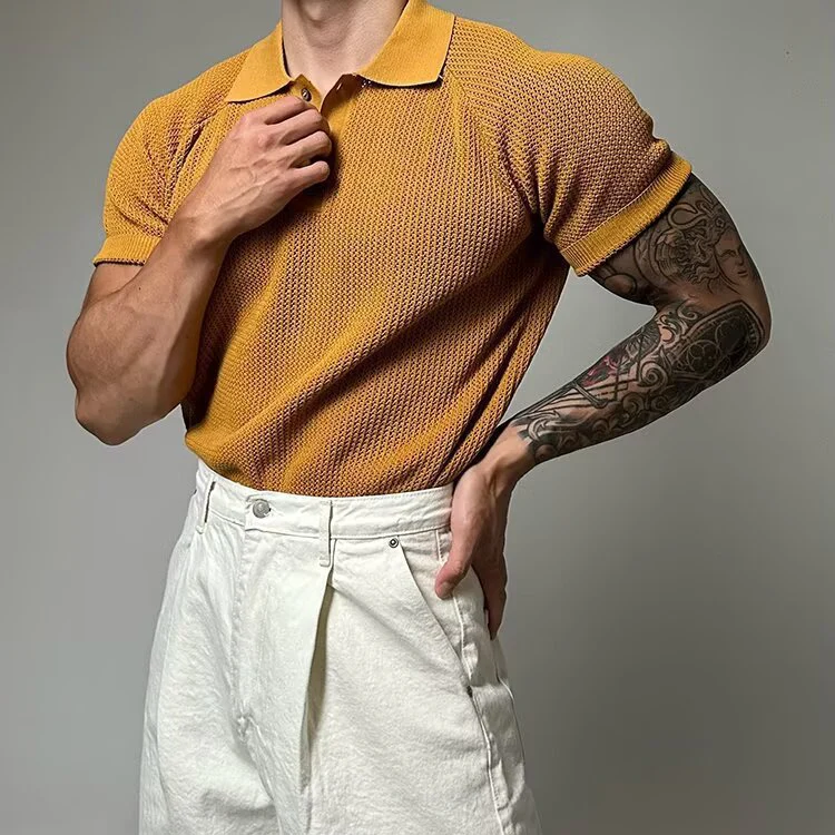 Keith® | Waffle Polo Shirt - Image 14