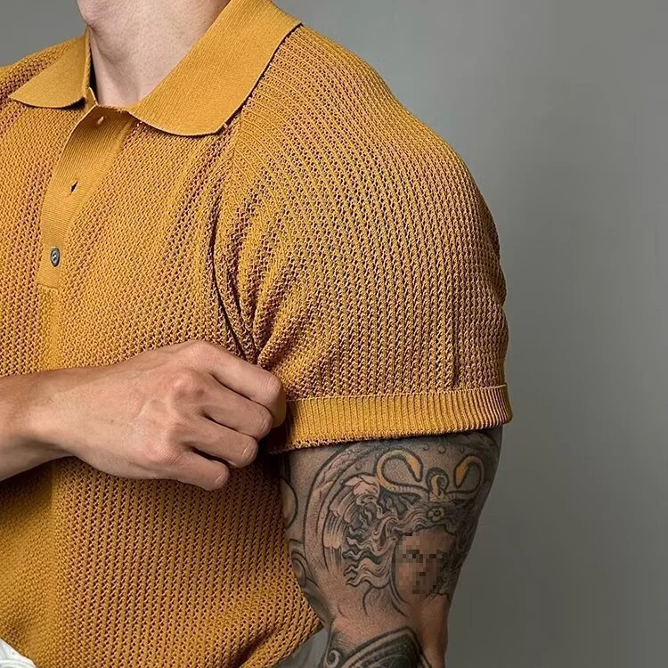 Keith® | Waffle Polo Shirt - Image 17