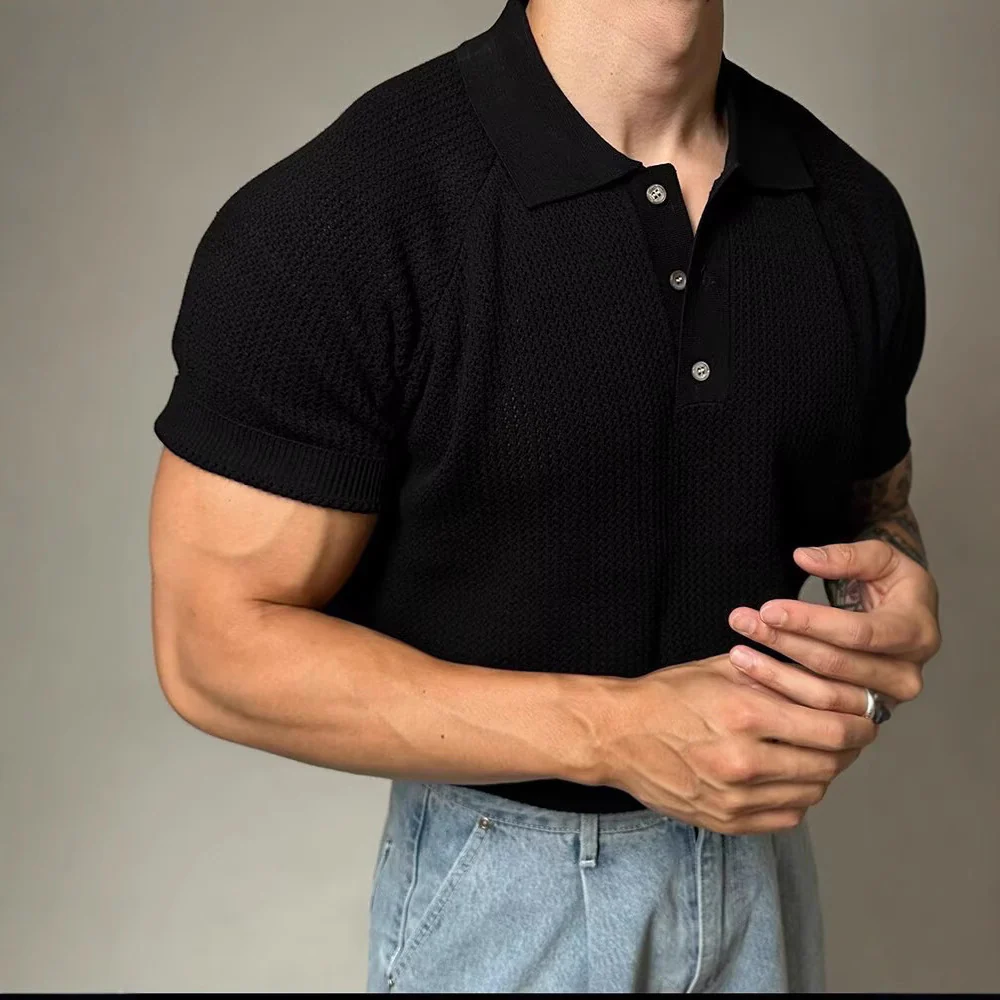 Keith® | Waffle Polo Shirt - Image 18