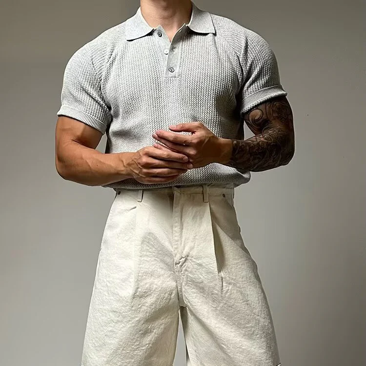 Keith® | Waffle Polo Shirt - Image 7