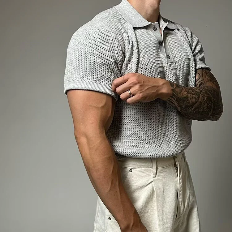 Keith® | Waffle Polo Shirt - Image 9