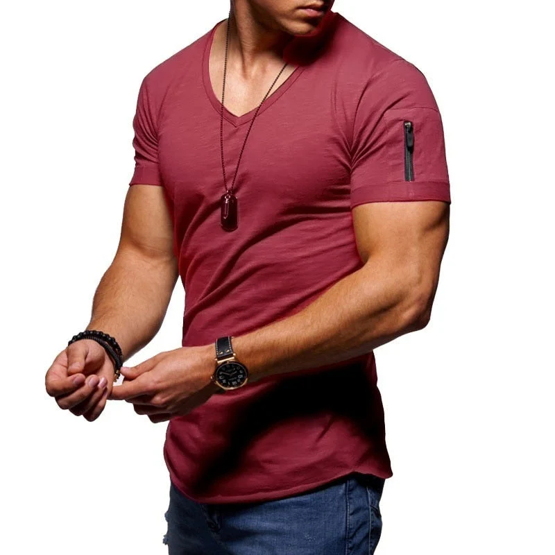 Kendrick® | Men'S V-Neck Muscle T-Shirt - Image 3