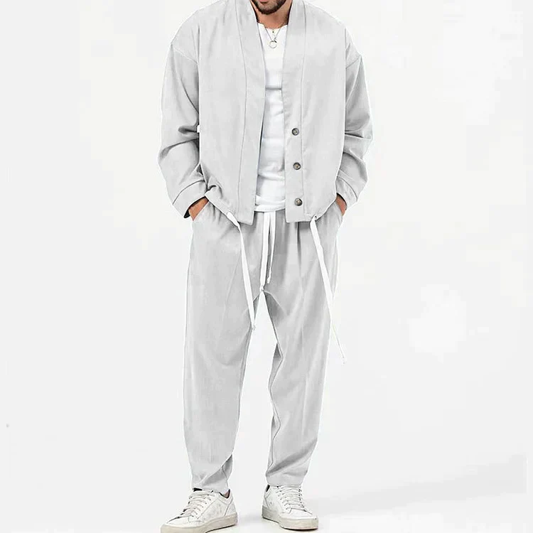 Kilian® | 2 Piece Set Of Button Down Blazer And Drawstring Trousers - Image 2