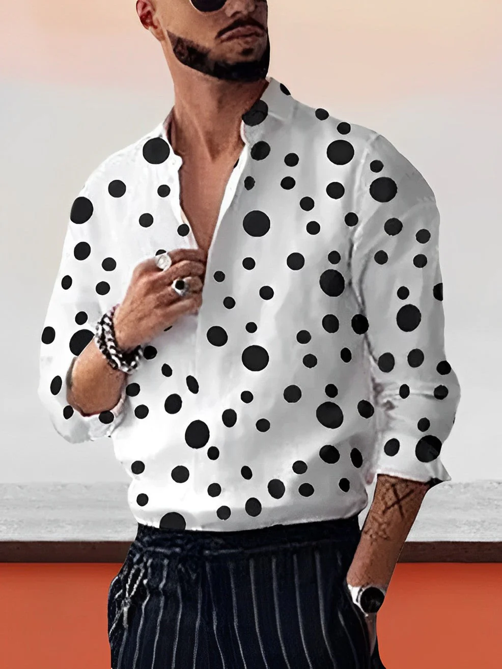 Kiva® | Casual Polka Dot Shirt - Image 8