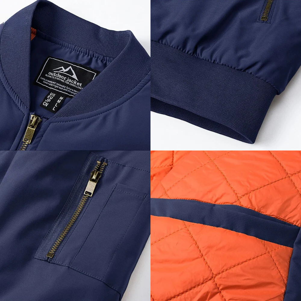 Knox | Padded Warm Bomber Jacket - Image 4