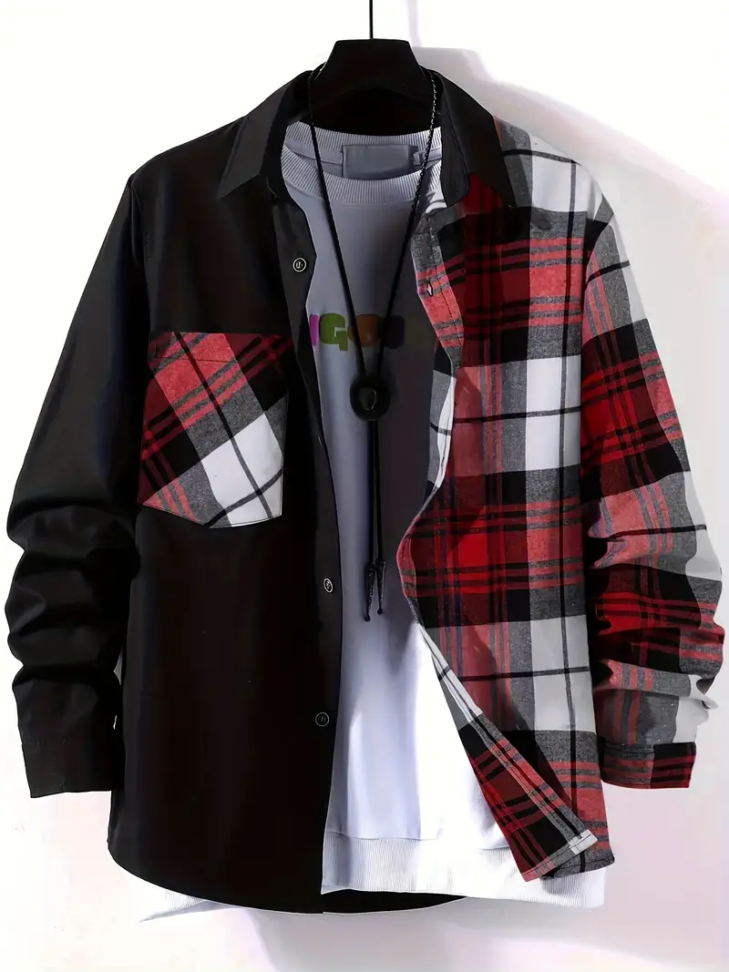 Konrad® | Checked Button-Down Shirt For Men