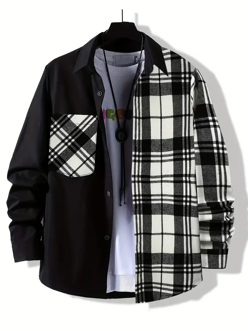 Konrad® | Checked Button-Down Shirt For Men - Image 4
