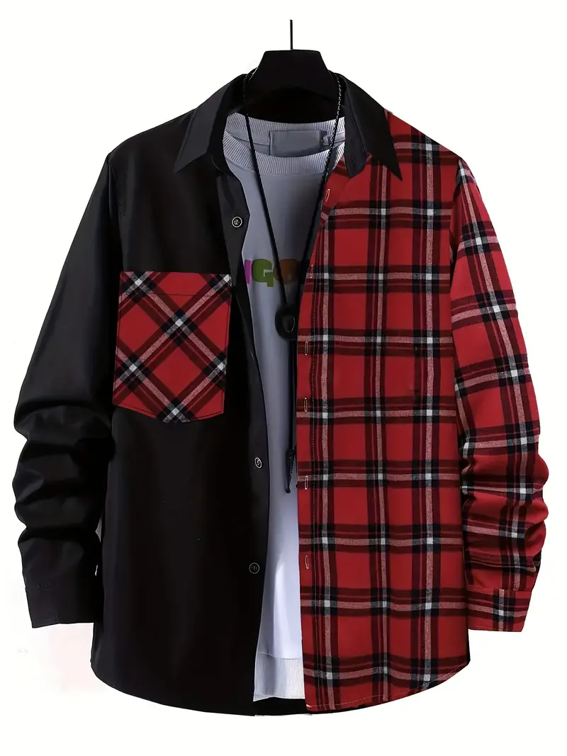 Konrad® | Checked Button-Down Shirt For Men - Image 5