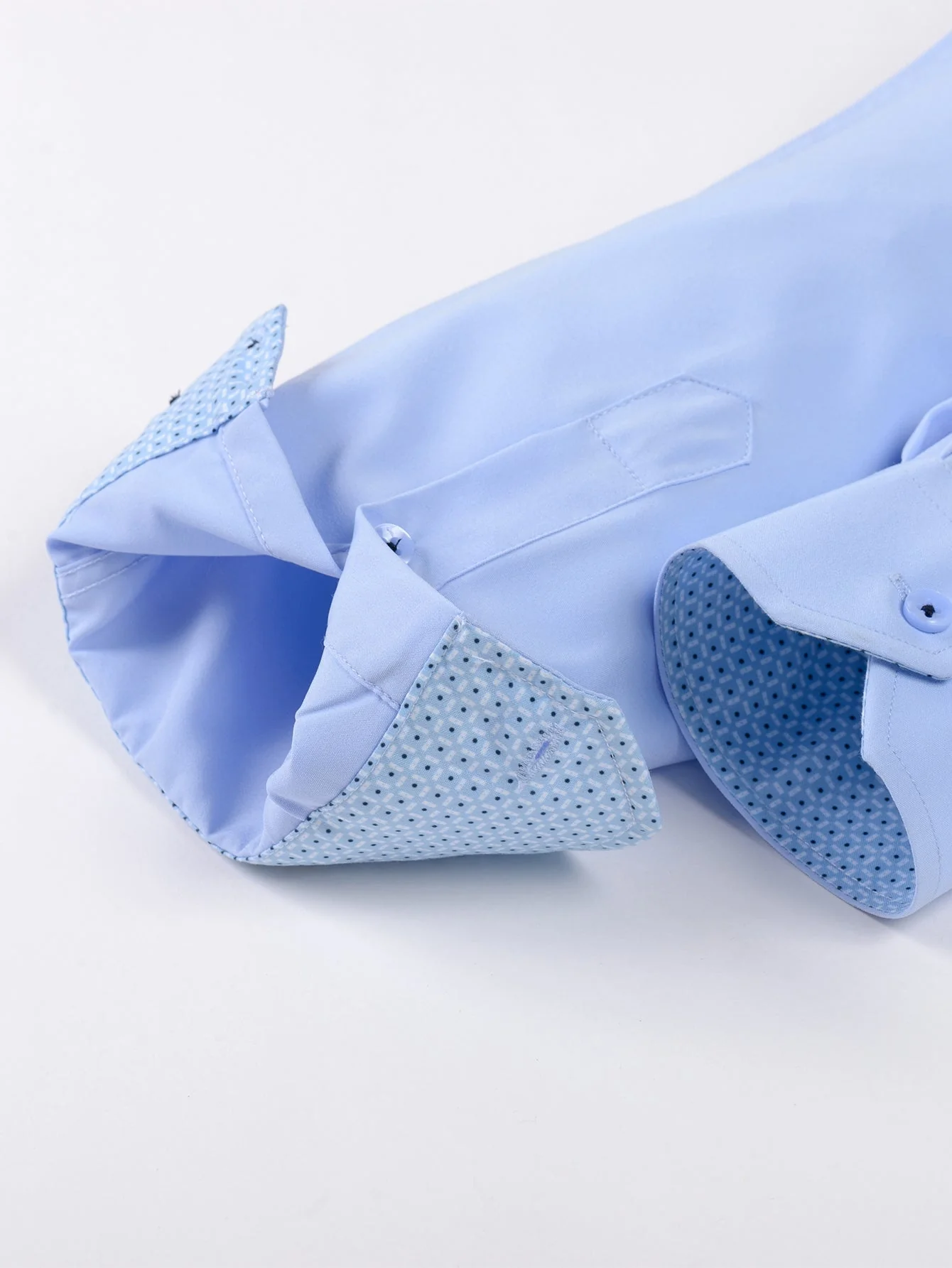 Konrad® | Long Sleeve Contrast Button Up Dress Shirt - Image 20